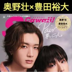 奥野壮 豊田裕大 切り抜き S Cawaii! エスカワイイ 雑誌 尊い二人