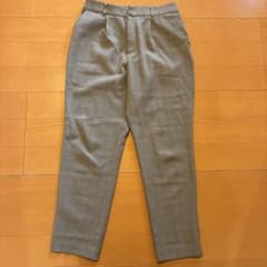 grove チェック柄 スラックス パンツ グレー Lのサムネイル