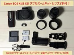 Canon EOS Kiss X6i ダブルズームキット グリップ/バッテリー付のサムネイル