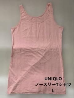 UNIQLO ノースリーブTシャツ レディース ピンク Lのサムネイル