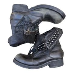 靴 archive vkei studs boots 14th Kmrii 初期 希少 KMRii Crush boots archive Vkei - メルカリ