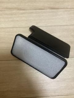 iPhone7/8 SE2/SE3対応背面手帳型レザーケース(黒)のサムネイル