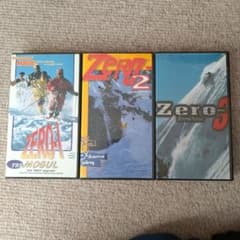 【レア】ZERO-1,2,3 モーグル VHS 3本セット