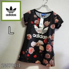 希少】アディダス 薔薇 花柄 Tシャツ レディース L - メルカリ