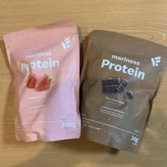 マリネスプロテイン　ストロベリーミルク &リッチチョコレート345g  2袋のサムネイル