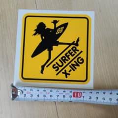Surf n Sea ステッカー SURFER X-INGのサムネイル