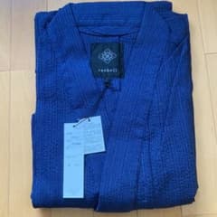 5点セット 浴衣 メンズ ネイビー　Lサイズのサムネイル