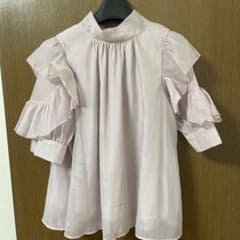 INGNI 袖フリルシアーブラウス