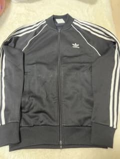 adidas ブラック ストライプ ジャージのサムネイル