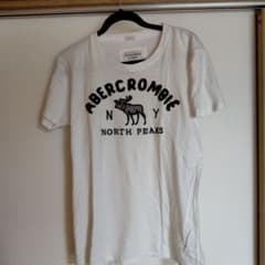 Abercrombie & Fitch ホワイト Tシャツ Mのサムネイル