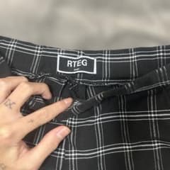 RTEG チェック柄 カジュアルパンツ Sサイズのサムネイル