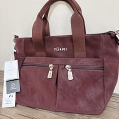 【タグ付き】YUMIBAG ショルダーバッグ ショコラパープルのサムネイル