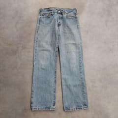 リーバイス501 Levis W30 ブルーデニム 青 00s ヒゲ 18956 - メルカリ