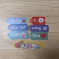 BT21 ネームタグ キーホルダー 7種セットのサムネイル