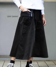 GRIP SWANY コーデュロイスカートL新品未使用 ブラック