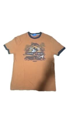 【激レア】在原みゆ紀 ミッキー ヴィンテージ リンガーTシャツ オレンジのサムネイル