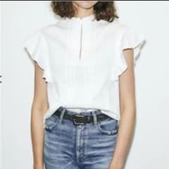 DENIM RUFFLE トップスのサムネイル