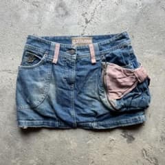 スカート Early 2000s Galliano bow mini skirt Early 2000s Galliano bow mini skirt - メルカリ