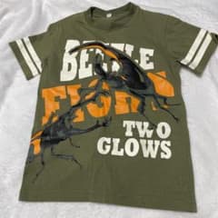 最終値下げ男の子　カブトムシ　Tシャツ　130のサムネイル