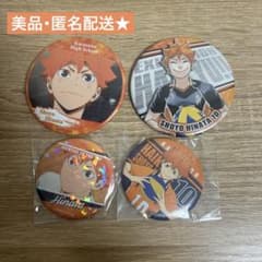 匿名配送】ハイキュー 日向翔陽 缶バッジ 4点セット - メルカリ
