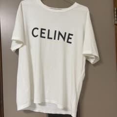 CELINE ホワイト Tシャツ XS - メルカリ