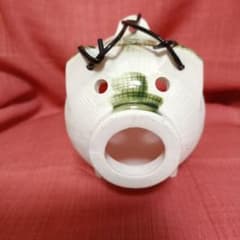 陶器製 蚊取り線香ホルダー 蚊遣り 豚 ぶたのサムネイル