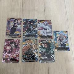 鬼滅の刃 日輪バトルスラッシュ カード 7枚セット SRのサムネイル