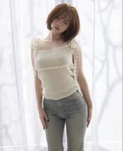 Andmary Lil lace knit tops - メルカリ