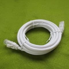 LANケーブル 2m ホワイト 爪折れ防止カバー付きのサムネイル
