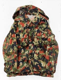 美usedスイス軍M60アルパインカモテック元ネタフィッシングririジップ 