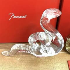 バカラ 蛇 透明 新品 干支 置物 - メルカリ