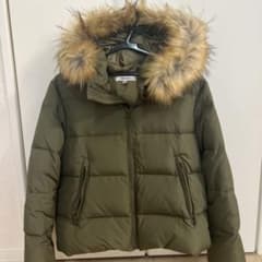 MOUSSY オリーブ ダウンジャケット ファー付きのサムネイル