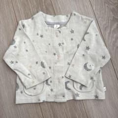 Cottoli 星と月柄 長袖トップスのサムネイル