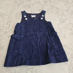 Jacadi ジャンバースカート 18M ダークブルーのサムネイル