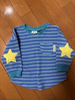 星の刺繍付き長袖カットソーのサムネイル