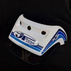 アライMXスピリッツカスタムJTシール付きバイザープラスチック品 青色