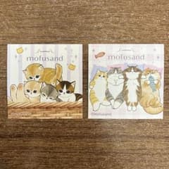 mofusand わっふれ〜む ステッカー 2枚セットのサムネイル