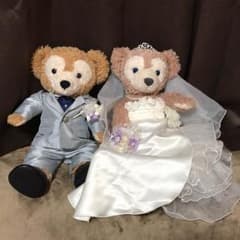 ダッフィ シェリーメイ ♡ウエディングコスチューム付き♡のサムネイル