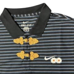 NIKE ナイキ ポロシャツ ボーダー チャイナボタン メンズ レディース 