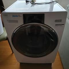 AQUAドラム式洗濯乾燥機12k/6kAQW-DX12M - メルカリ