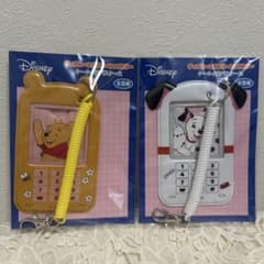 ディズニー&ピクサー　キャラクター　ケータイ型パスケース　２個セット