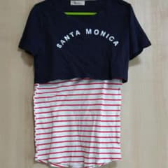 ボーダー授乳Tシャツのサムネイル