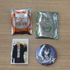 [주술회전][귀멸]조이풀 키캔 배지&젓가락 두기