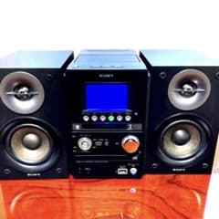 SONY MD搭載オールインワンコンポ CMT-M35WM B ブラック