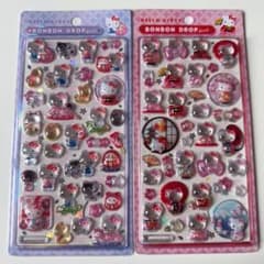 正規品 ハローキティ 和柄 ボンボンドロップシールのサムネイル