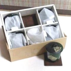 茶碗蒸しの器　金葉むし碗揃　5組セットのサムネイル