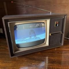 白黒テレビ 真空管 昭和レトロ - メルカリ
