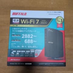 Wi-Fiルーター（無線LAN親機） WSR3600BE4-KH wifi7 - メルカリ