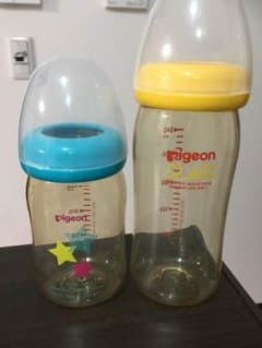 プラスチック哺乳瓶 Pigeon 2本のサムネイル