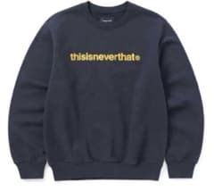 新品未使用】thisisneverthat ネイビー スウェットLサイズ - メルカリ
